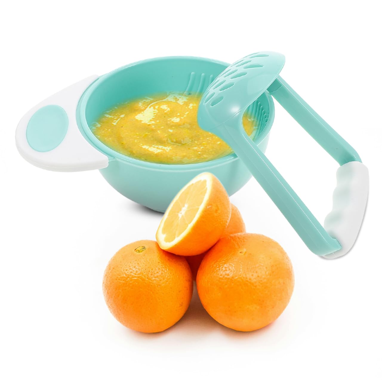 Hemoton baby food masher bowl supports fruit and vegetable purée textures