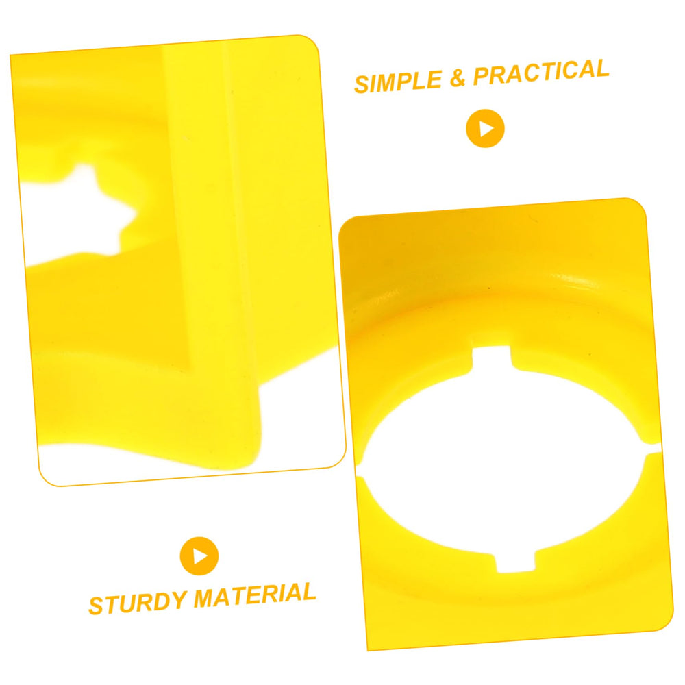 Hemoton emergency stop cover closeup of durable wear‑resistant material