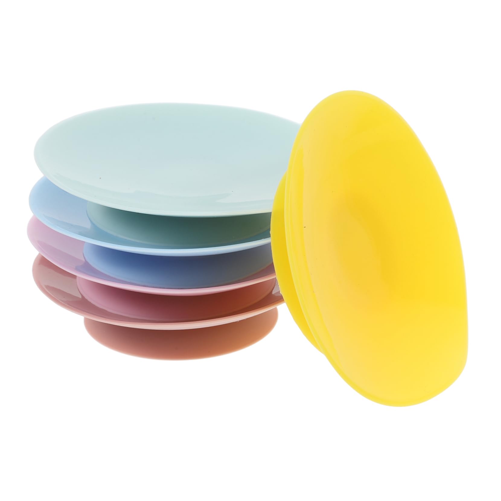 Hemoton silicone suction pad stabilizes plates to prevent spills during meals.