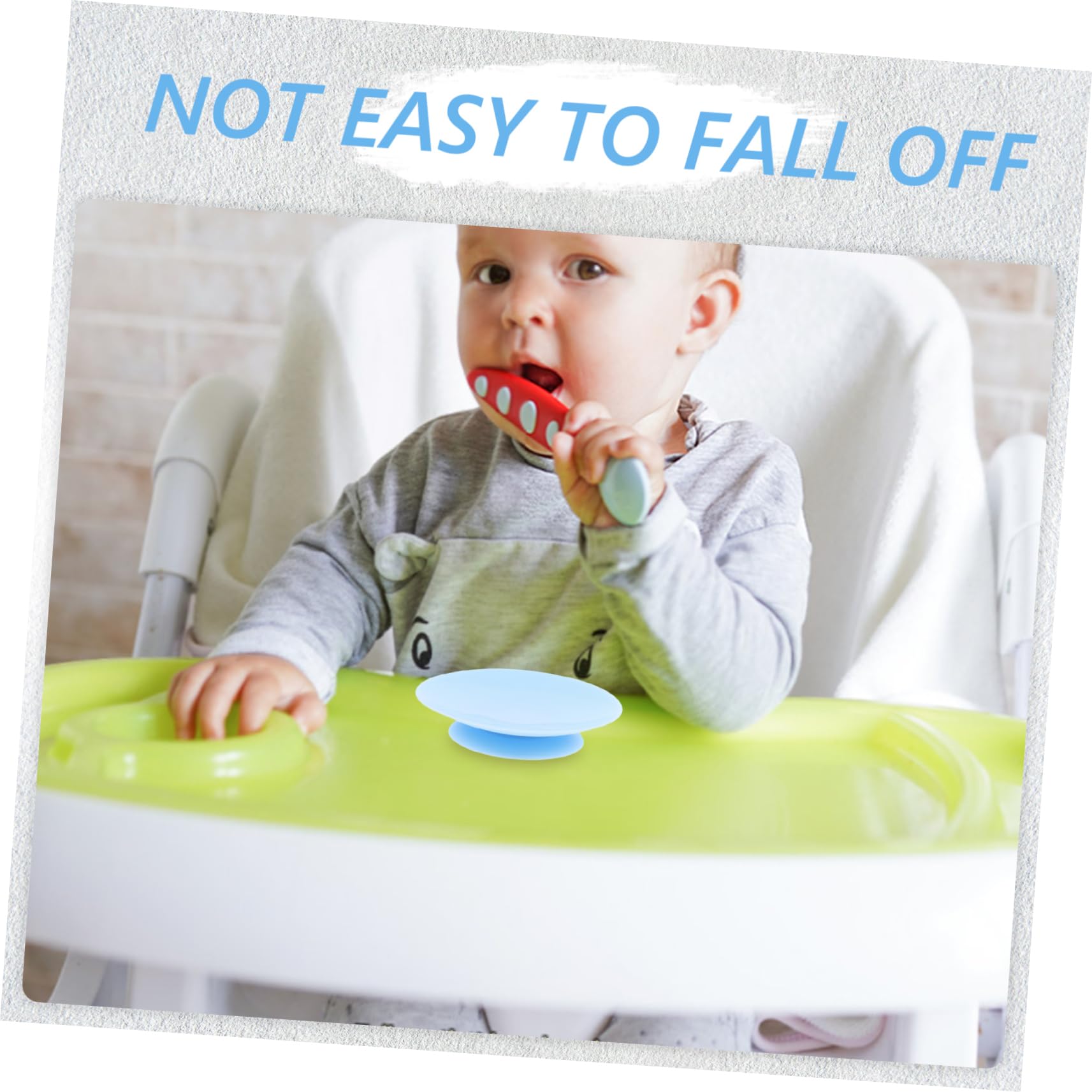 Hemoton suction pad for bowls helps minimize mess at mealtime.