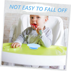 Hemoton suction pad for bowls helps minimize mess at mealtime.
