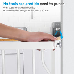 HEMRORO adjustable width extension panels fitting wide openings.