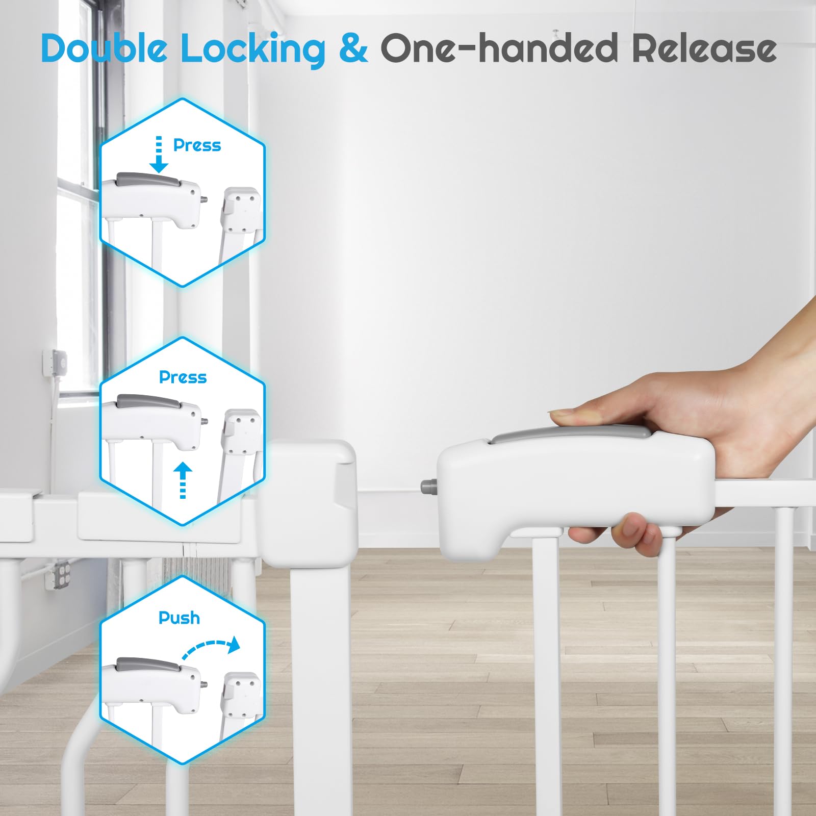 HEMRORO pressure mounted installation without drilling required.