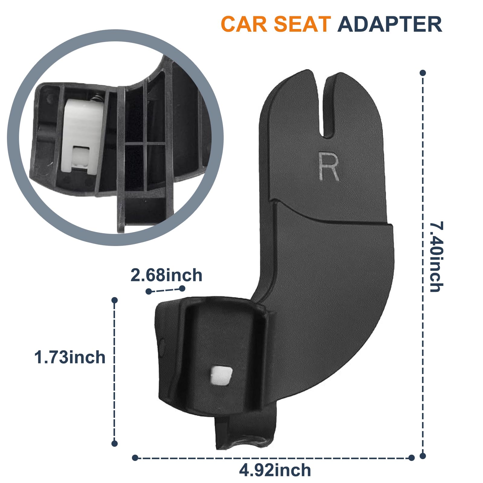 Henkgo buckle auto-lock ensures a safe, snug fit.