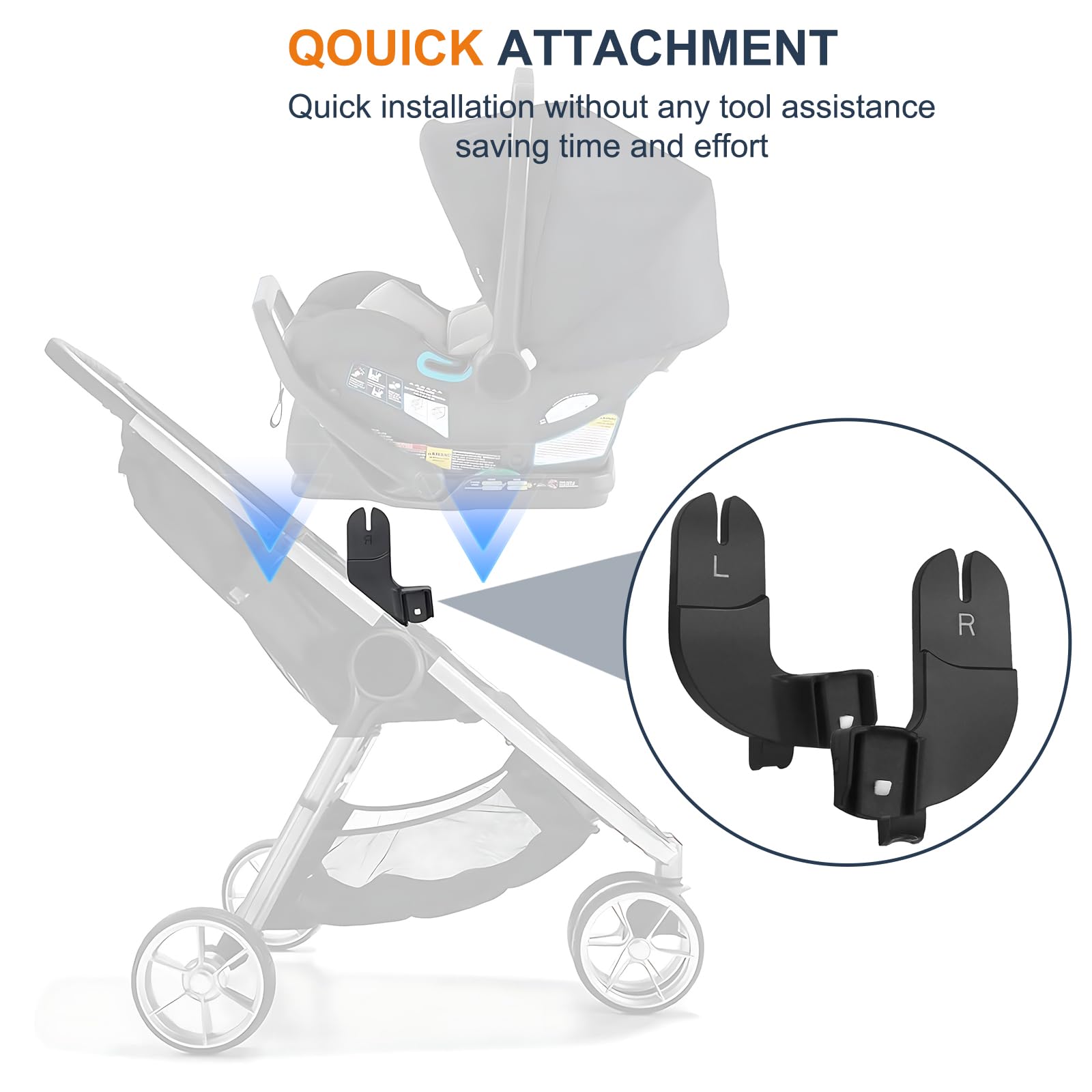 Henkgo Graco seat compatibility enables flexible use.