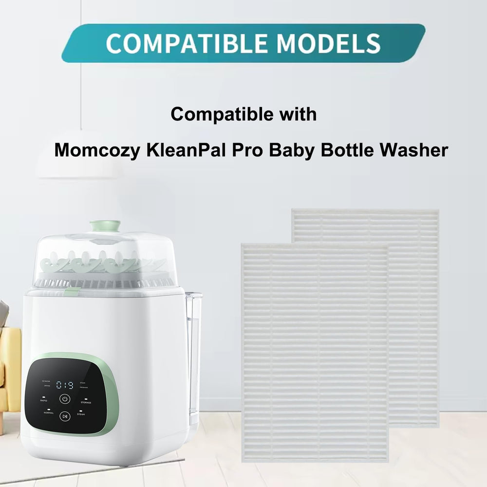 Henmfely six-pack filters for Growns-Y compatibility; maintains safe bottle drying air.
