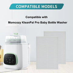Henmfely six-pack filters for Growns-Y compatibility; maintains safe bottle drying air.
