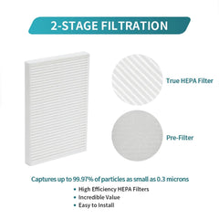 Henmfely HEPA filters for MOMFANN compatibility; promotes hygienic bottle drying.
