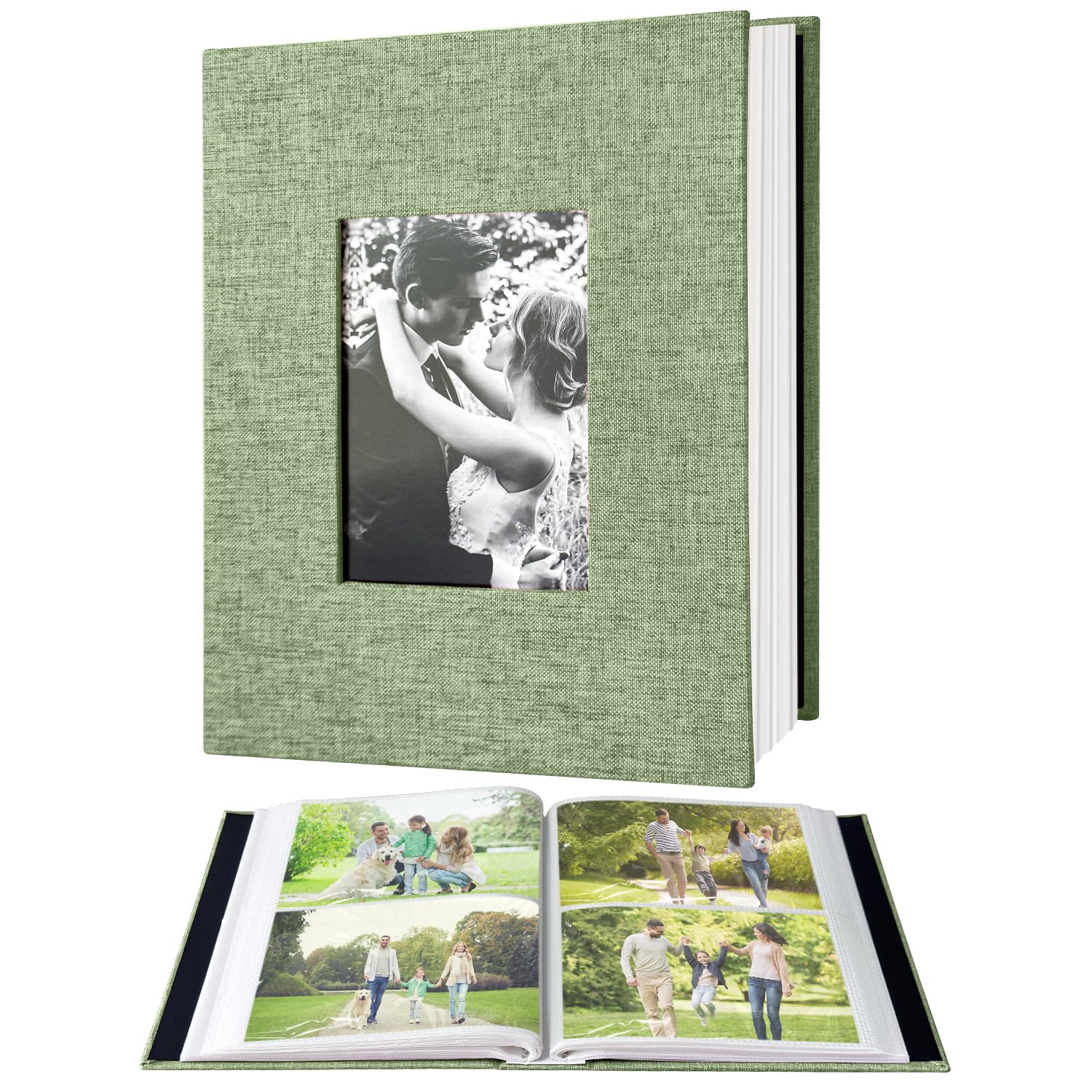 HenPisen 200-pocket album with cover display window for personalized keepsakes.