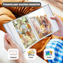 HenPisen photo album 4x6 vertical layout saves shelf space.