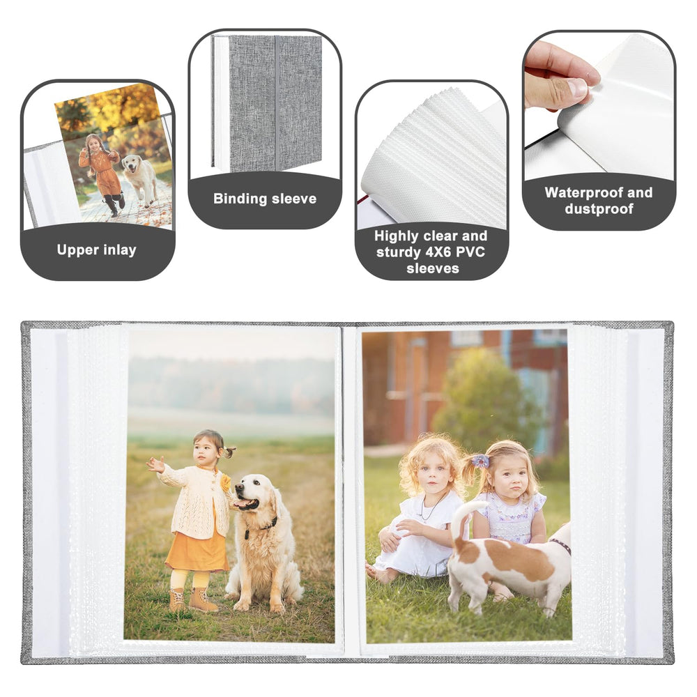 HenPisen photo album 4x6 wedding memory fits wedding keepsakes beautifully.