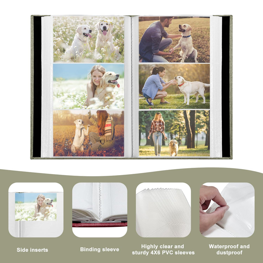 HenPisen archival black pages protect photos with rich contrast.