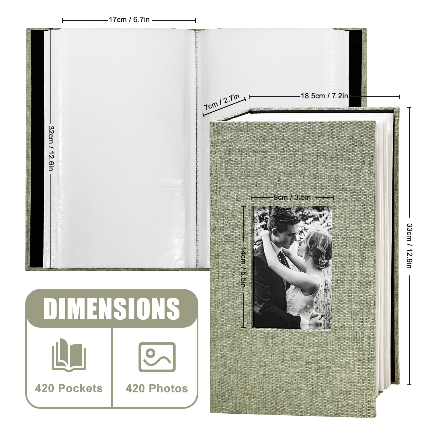 HenPisen photo album preserves baby milestones and family moments.