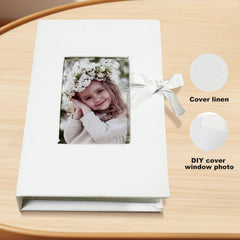 HenPisen Photo Album vertical layout saves shelf space while displaying memories
