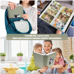 HenPisen photo album vertical top-loading design eases insertion and dust protection.