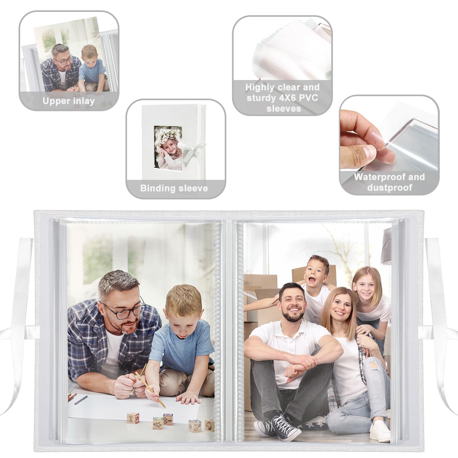 HenPisen Photo Album for weddings and anniversaries with memory-ready design