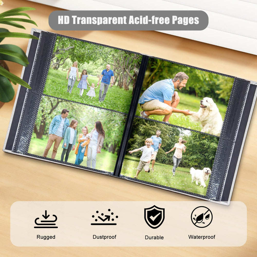 HenPisen slip-in pockets for quick, secure photo insertion