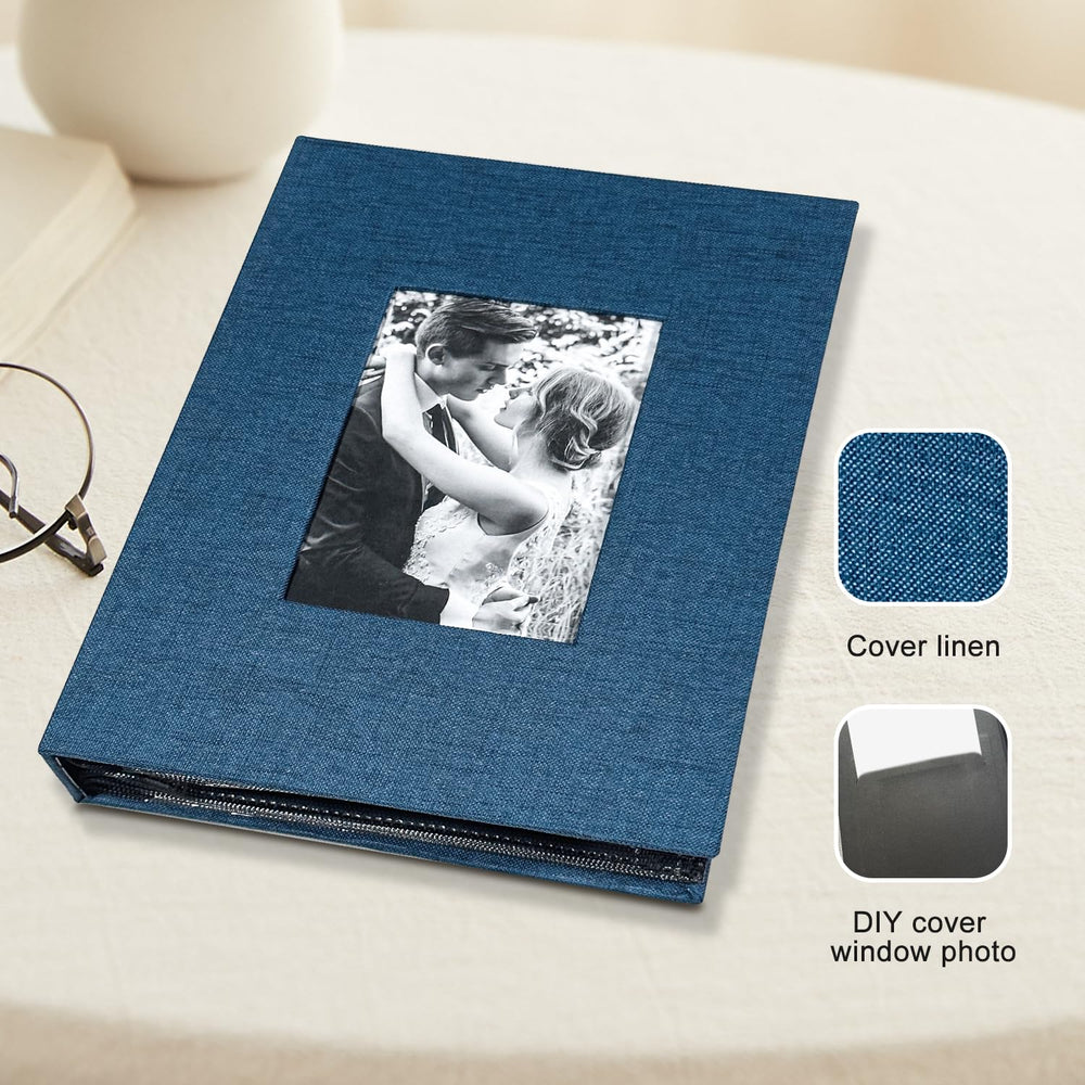HenPisen blue album for vacations and family memories on the shelves.