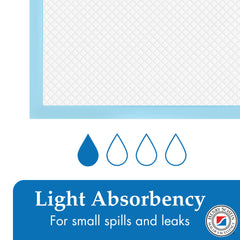 Henry Schein underpad absorbent core controls light moisture.