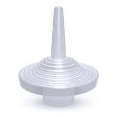 Henry's Easy-Grip Nipple Medium in clear silicone with ridged grip pad for tiny paws.