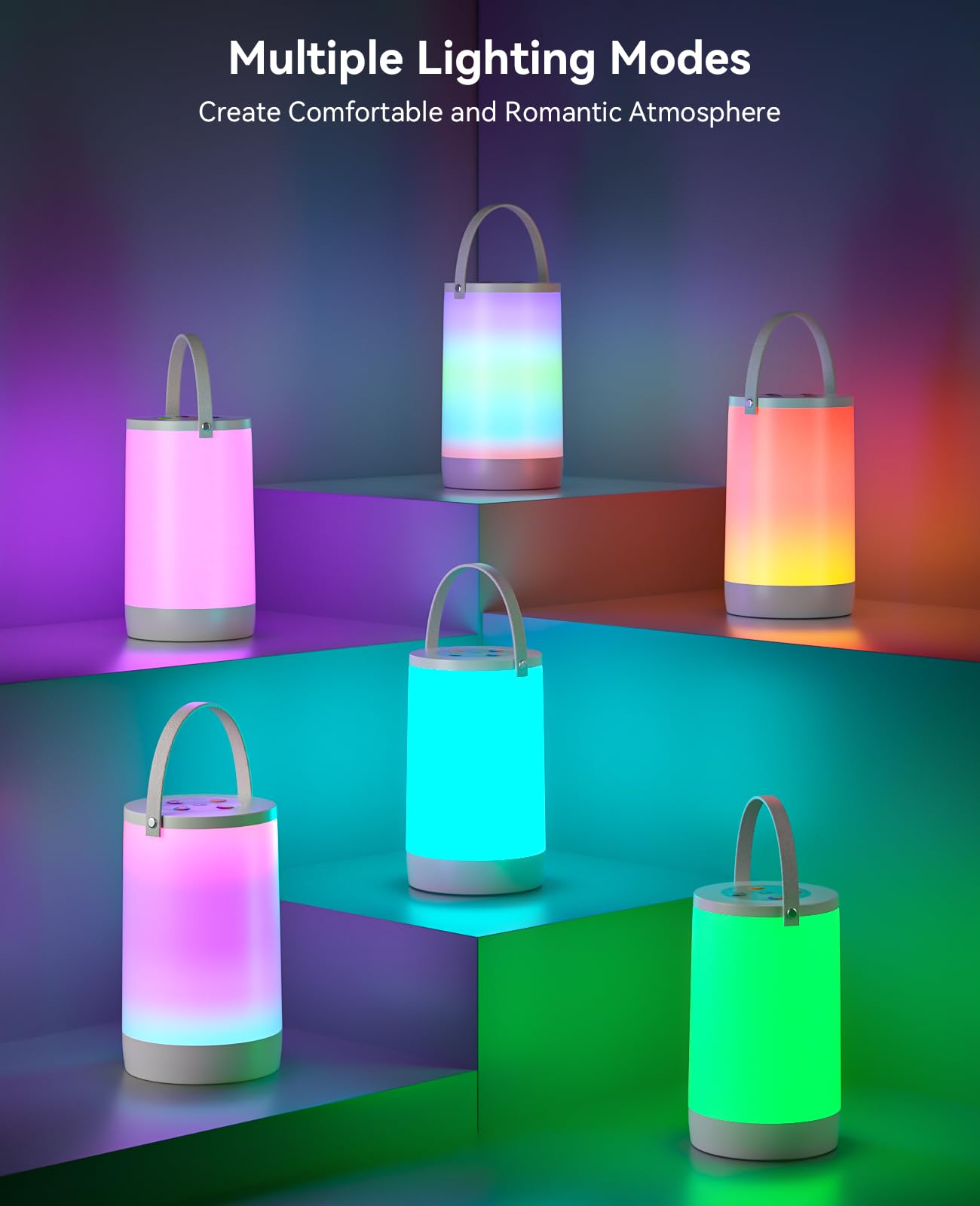 Hensam night light showing a 256-color range for mood lighting.