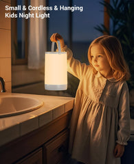 Hensam kids lamp with dimmable warm white and memory function for personalized brightness.