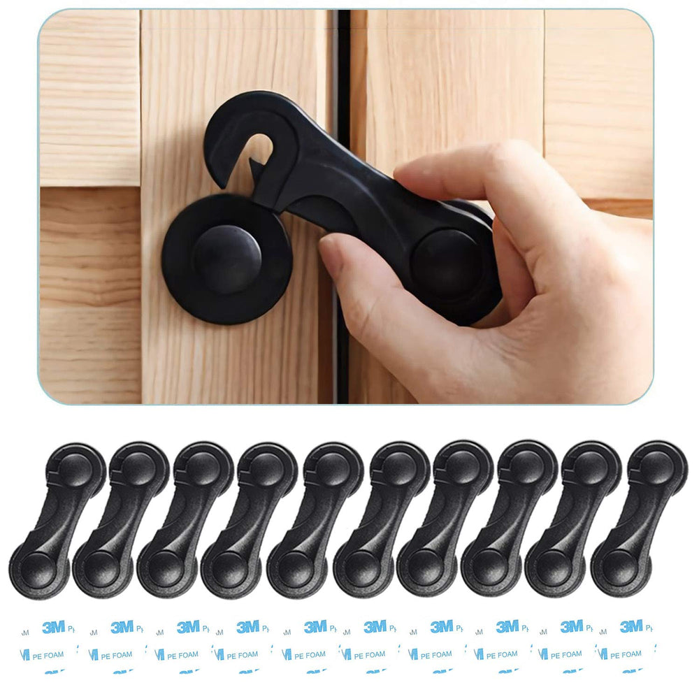HEOATH child safety locks on drawers and cabinets for safe access