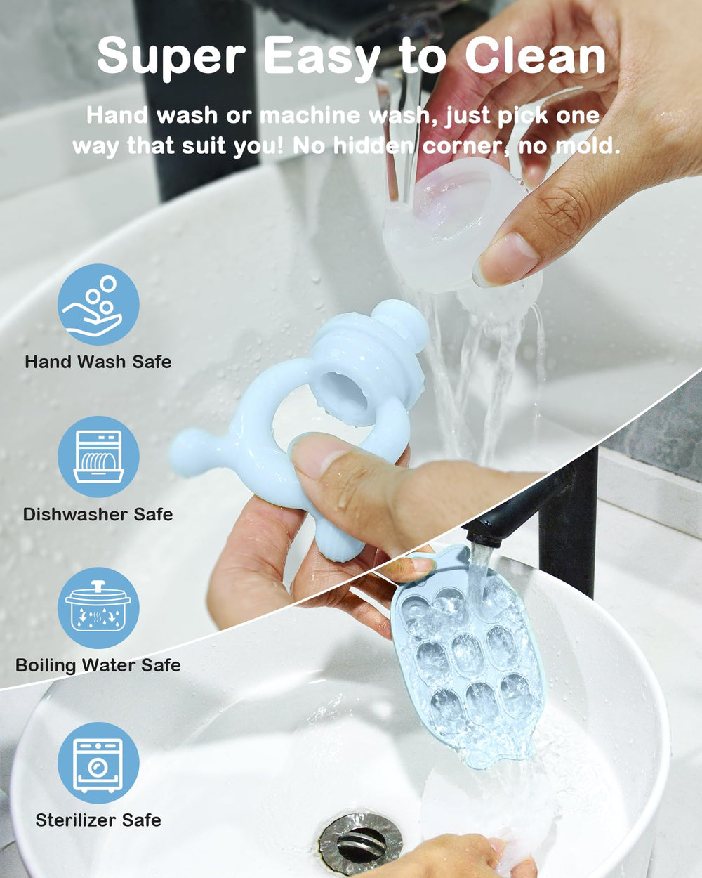 HEOMOONE packaging and storage shown, hangs neatly for compact organization.