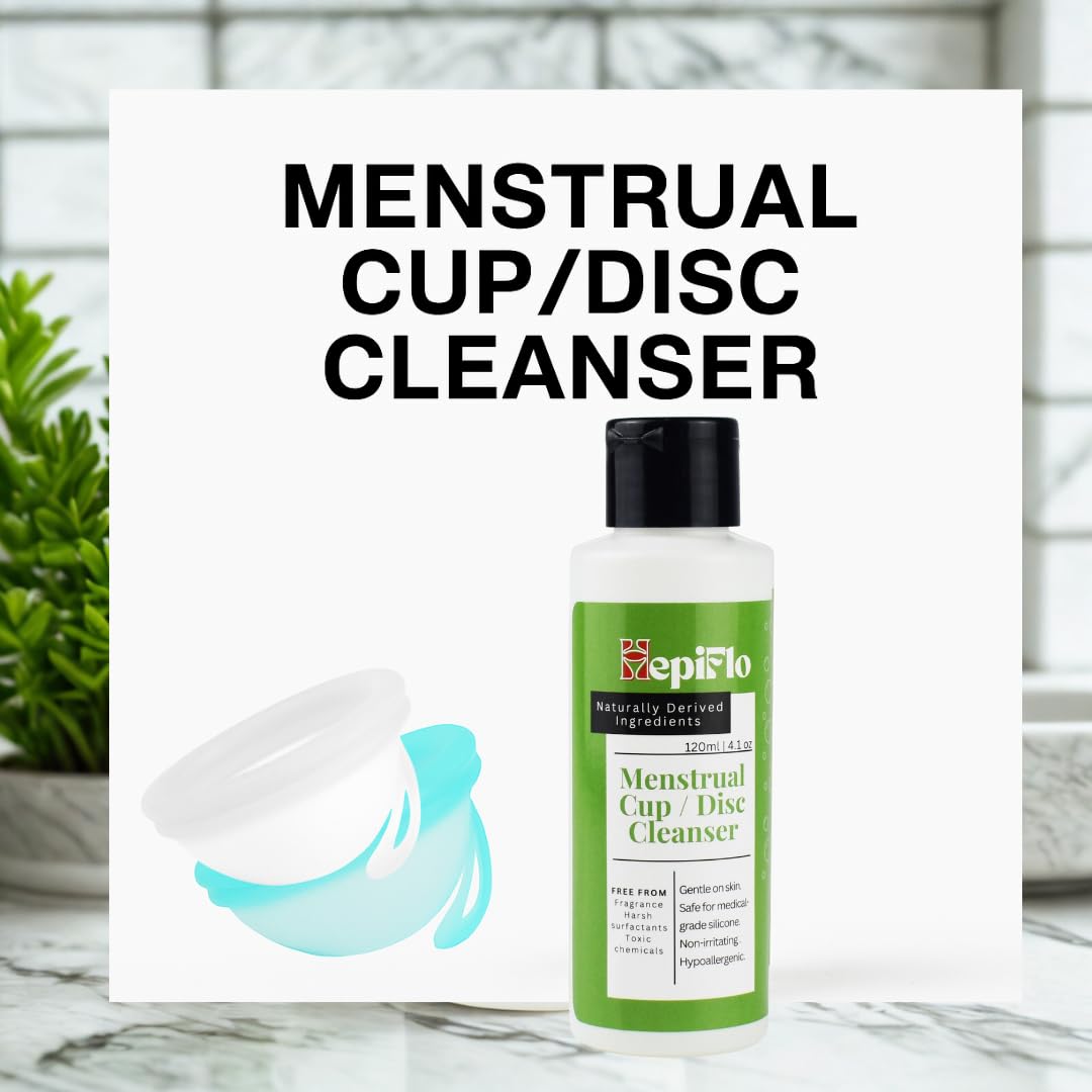 HepiFlo 120ml bottle size fits into everyday, sustainable routines