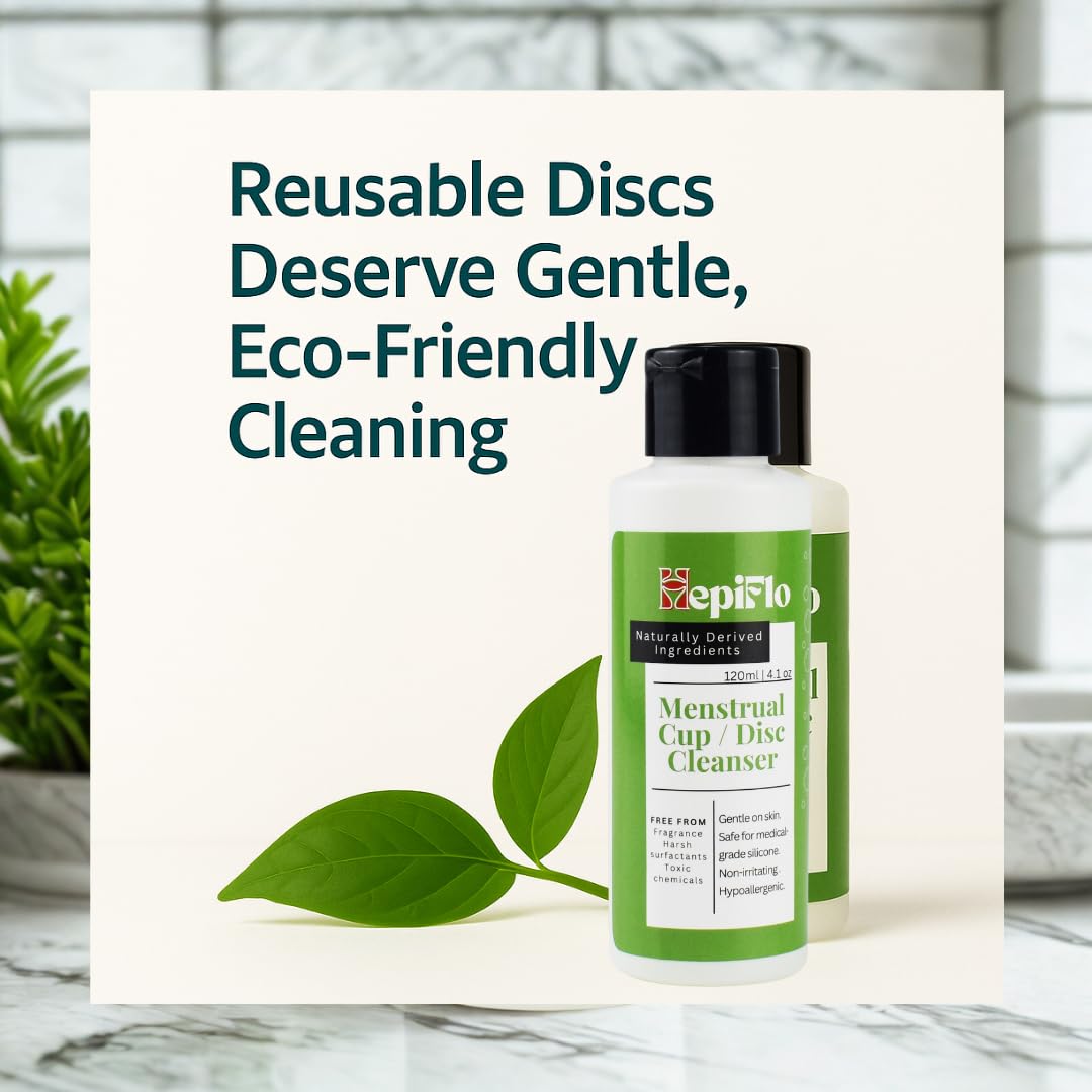 HepiFlo fragrance-free label signals gentle, hypoallergenic formula