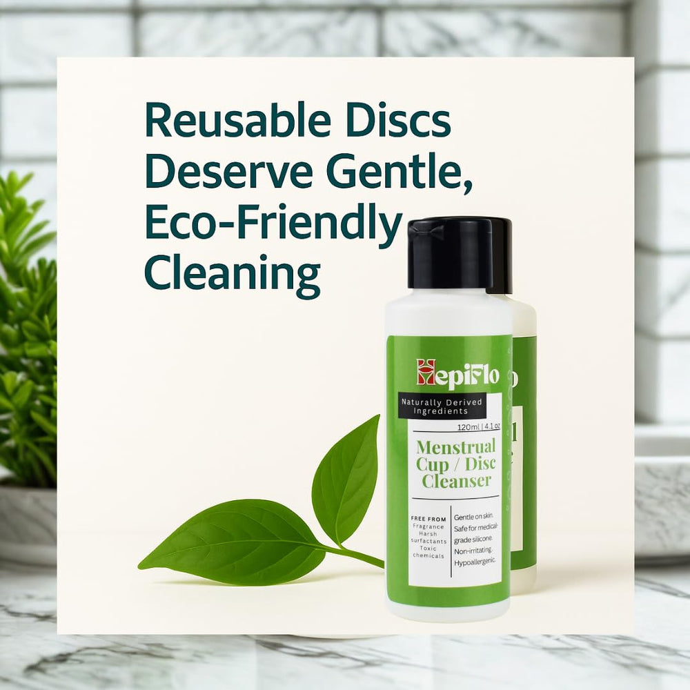 HepiFlo fragrance-free label signals gentle, hypoallergenic formula