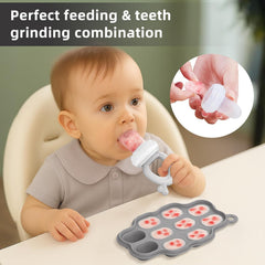Hepotk 16-pack silicone baby feeding set plates to prevent spills during meals