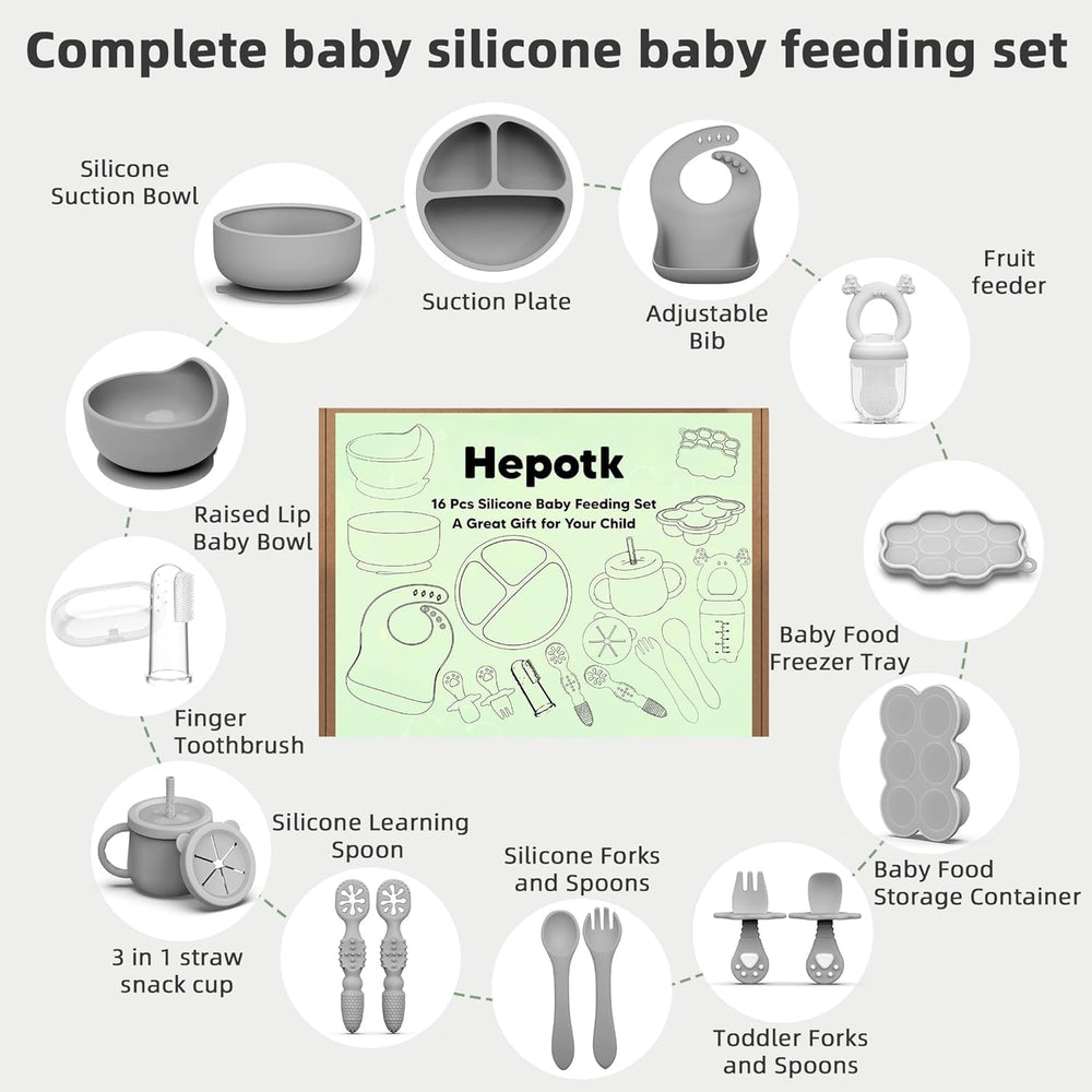 Hepotk adjustable baby bib catches crumbs and keeps outfits clean
