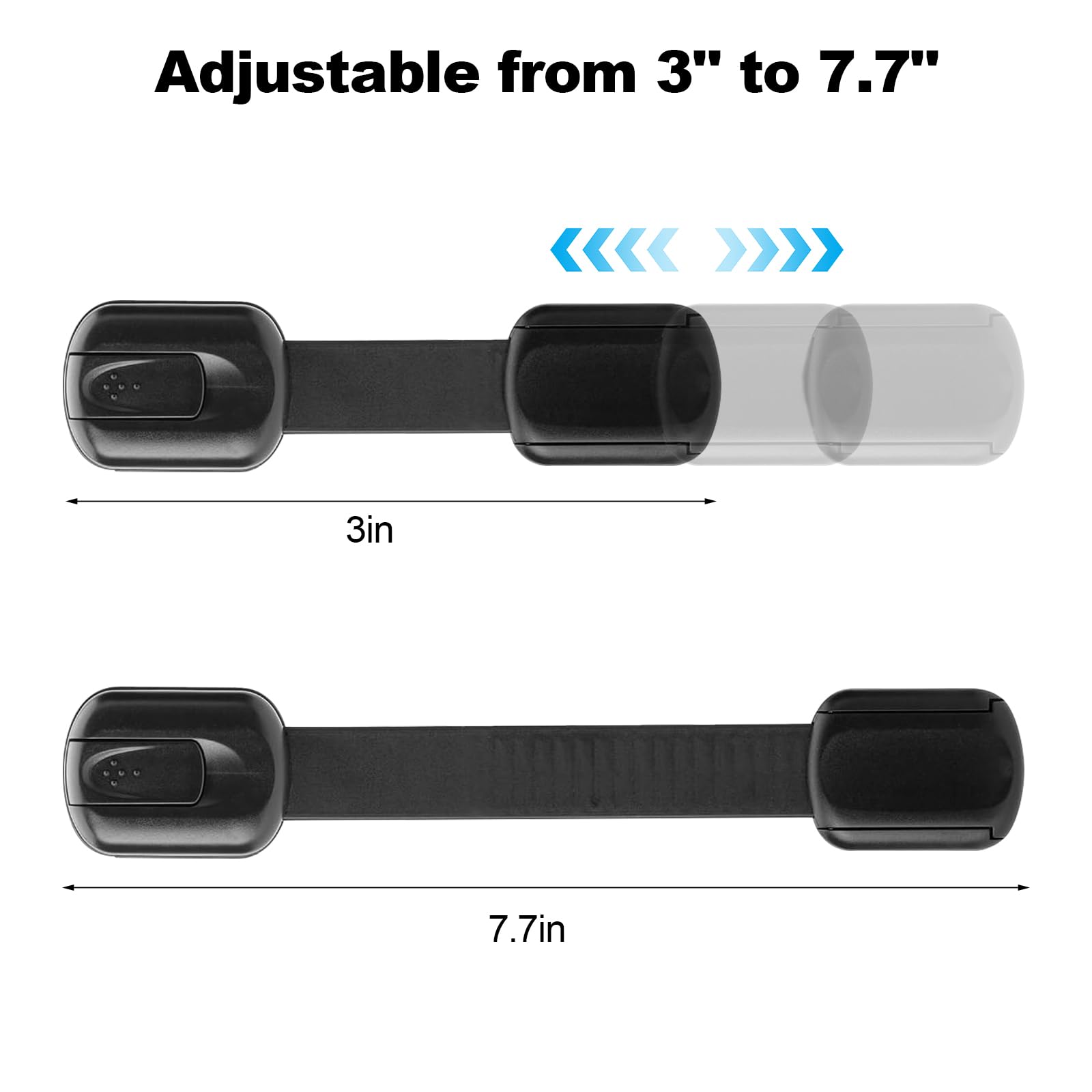 heqxwl multi-use lock on cabinets and ovens for improved safety.