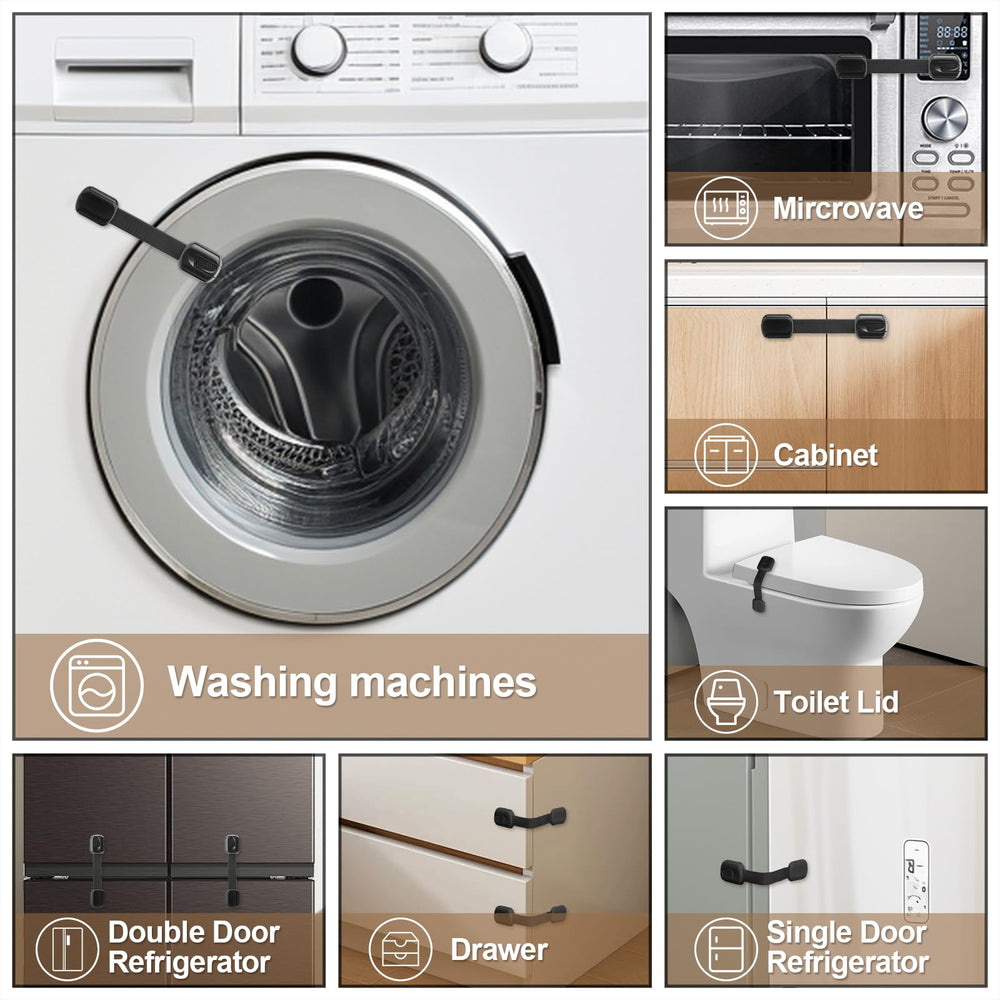 heqxwl lock by toilet seat to prevent accidental openings.