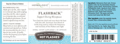 Herbalogic Flashback capsules with Dong Quai herb close-up.