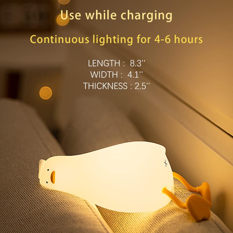 HERBESTBAY duck night light features a 30-minute timer for easy wind-down