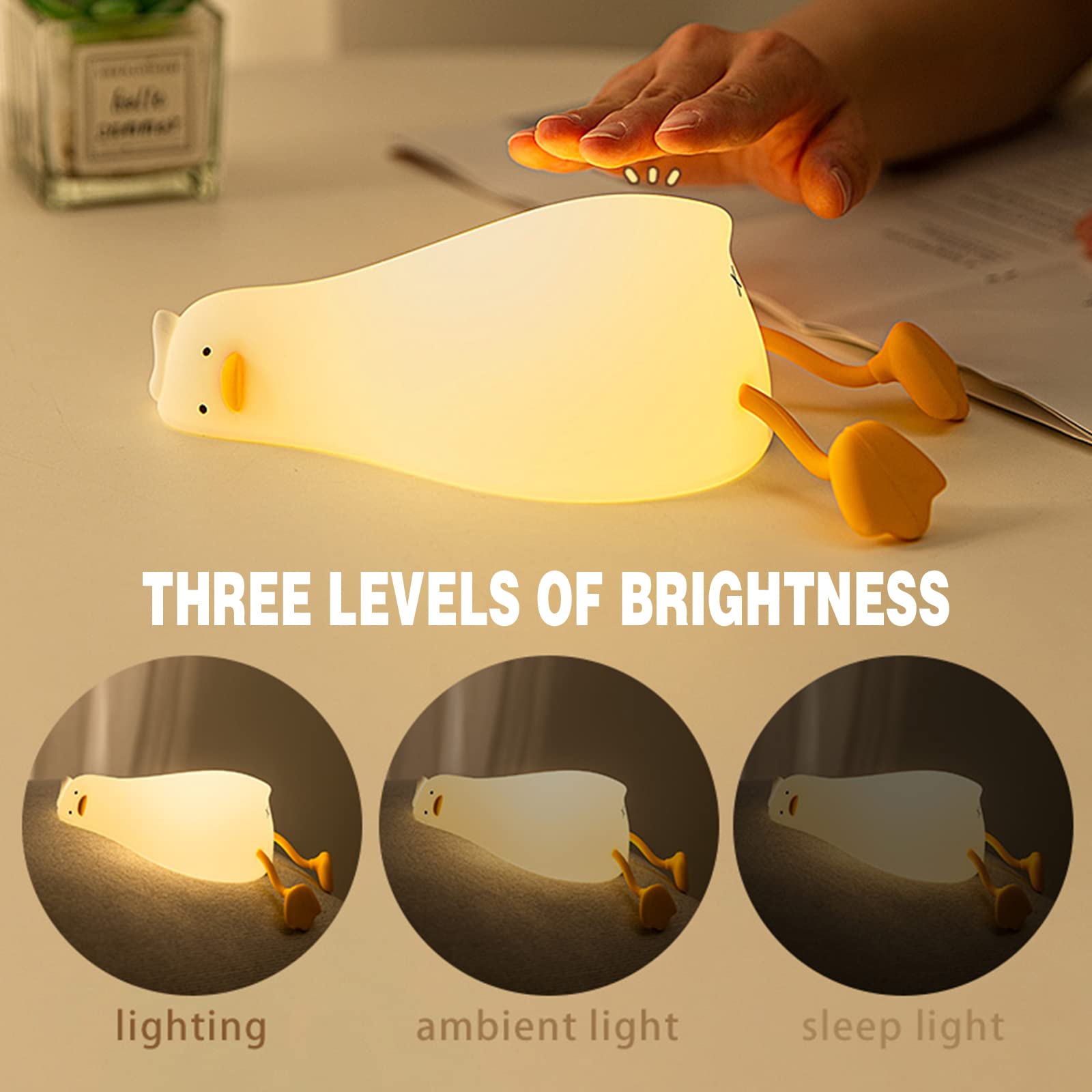 HERBESTBAY duck night light in the kids' room providing soft illumination