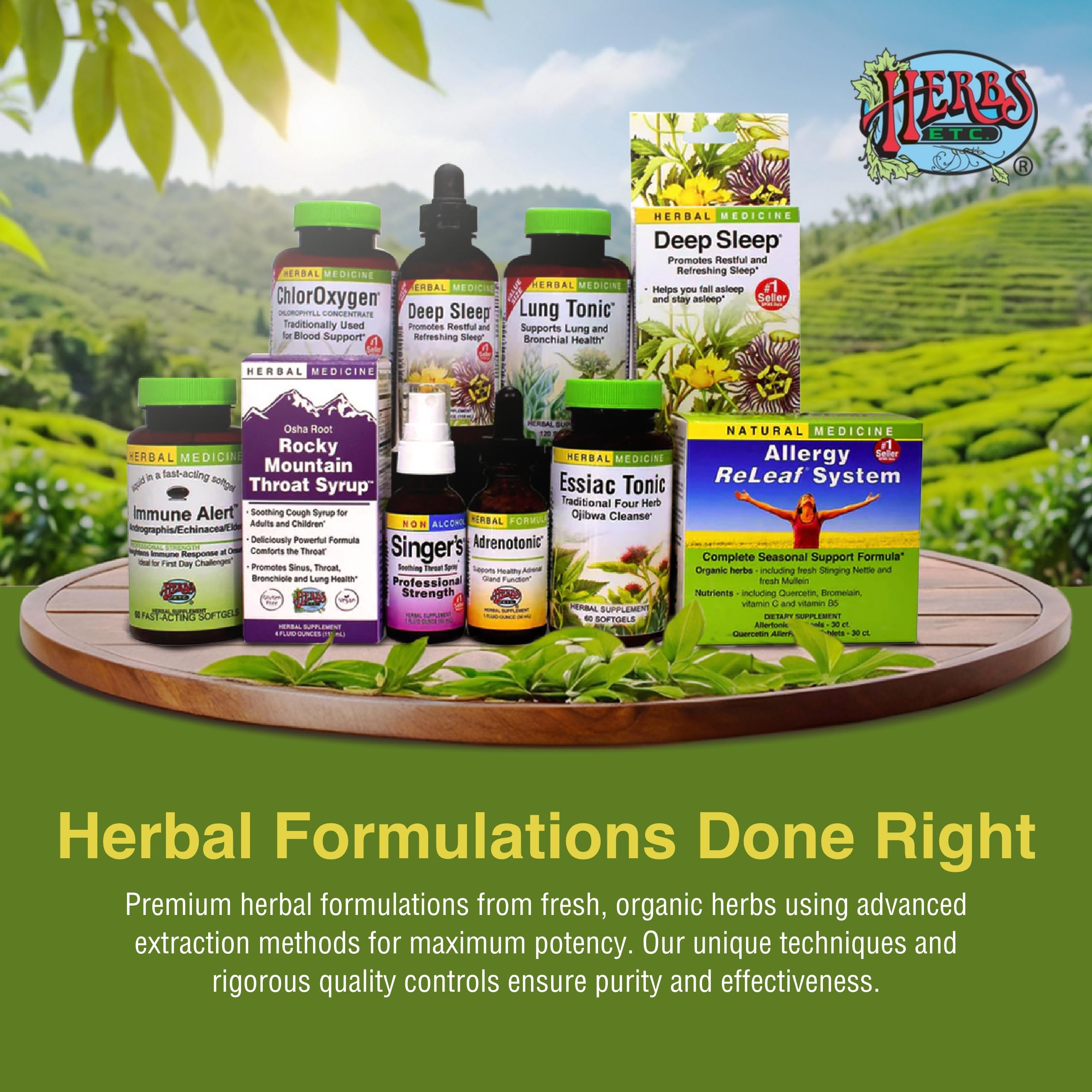 Natural herbs blend behind Cramp ReLeaf signaling herbal menstrual support.