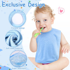 Hercicy large bib shields outfits during feeding