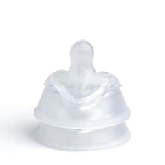 Breast-like nipple design promotes familiar feeding feel for babies.