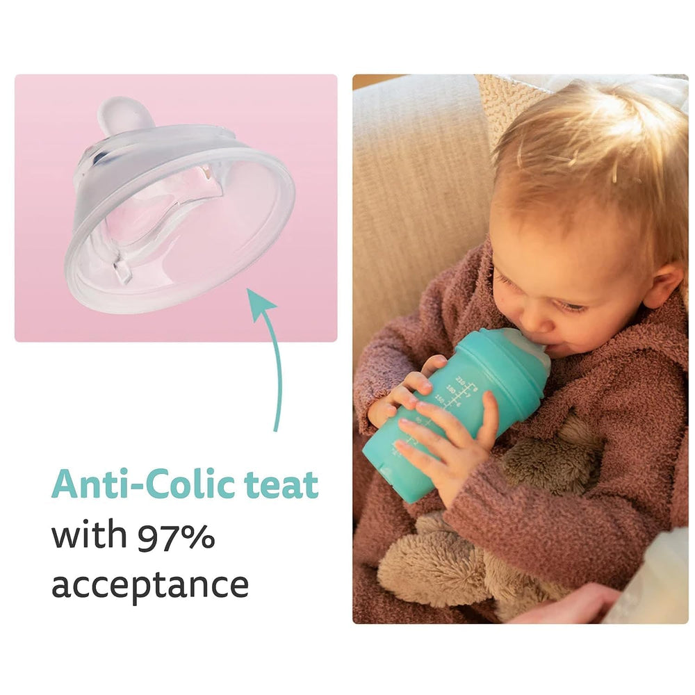 Herobility breast-like teat close-up showing natural latch-inspired shape for comfort.