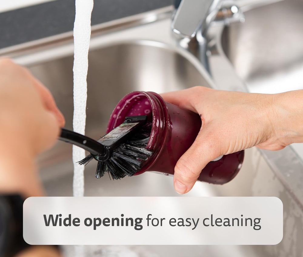 Herobility triple-pack peach bottles arrive in eco-friendly packaging for busy households.