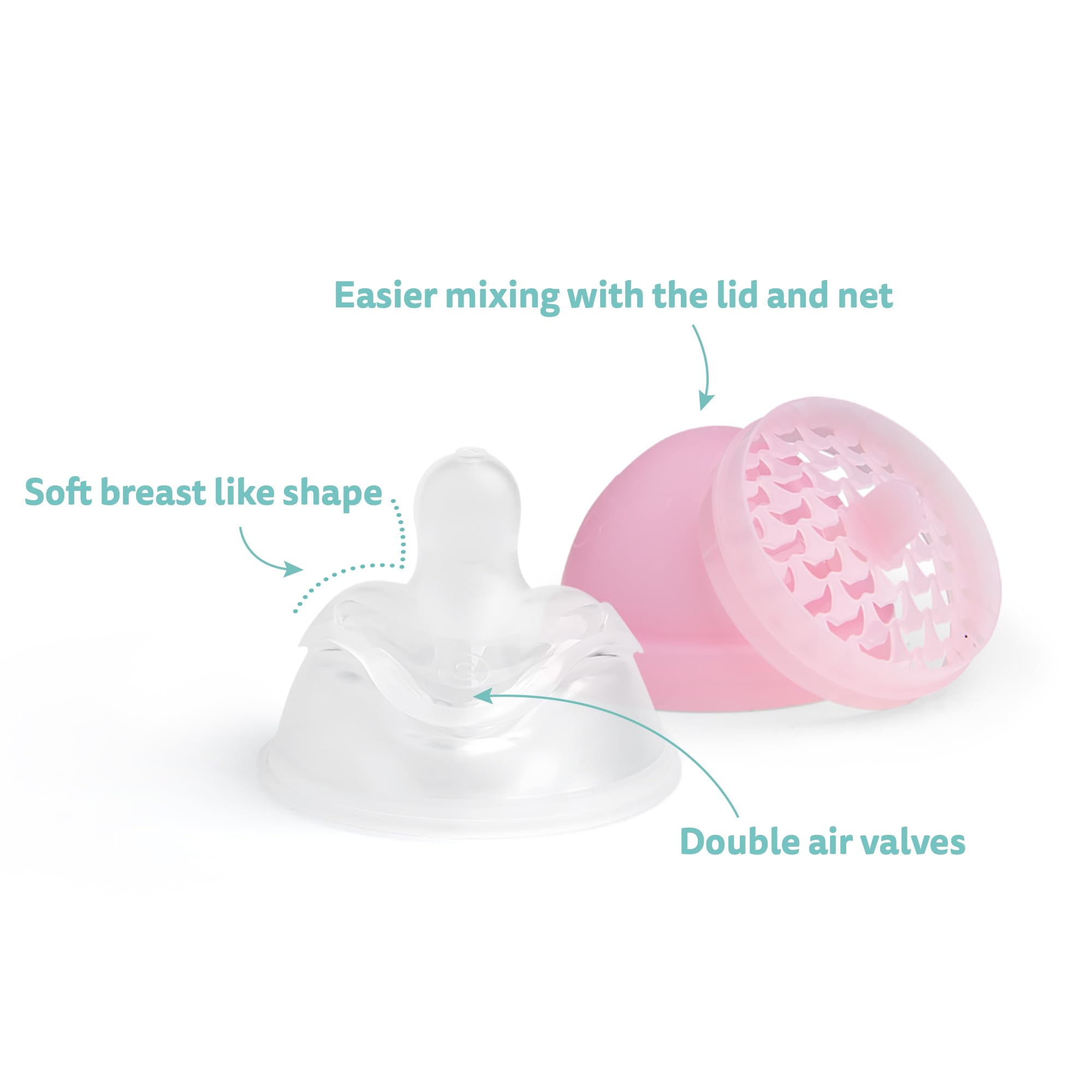 Herobility Wonder Woman easy-clean bottle simplifies post-feed care.