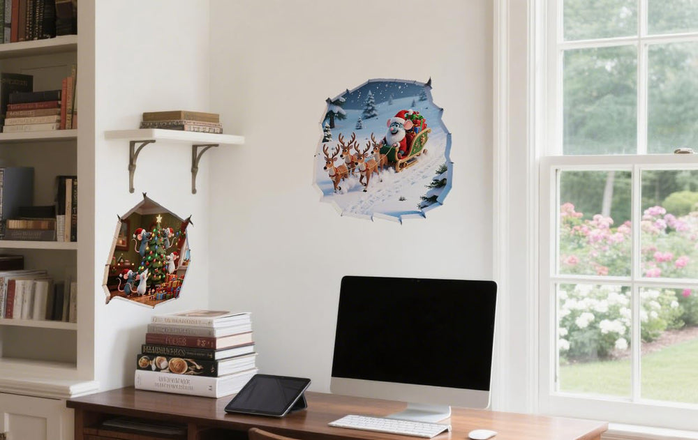 Heshengzaixian baseboard-fit design blends with corners for seamless display.