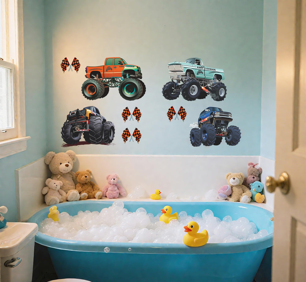 Heshengzaixian Waterproof vinyl wall sticker, tough for active play areas