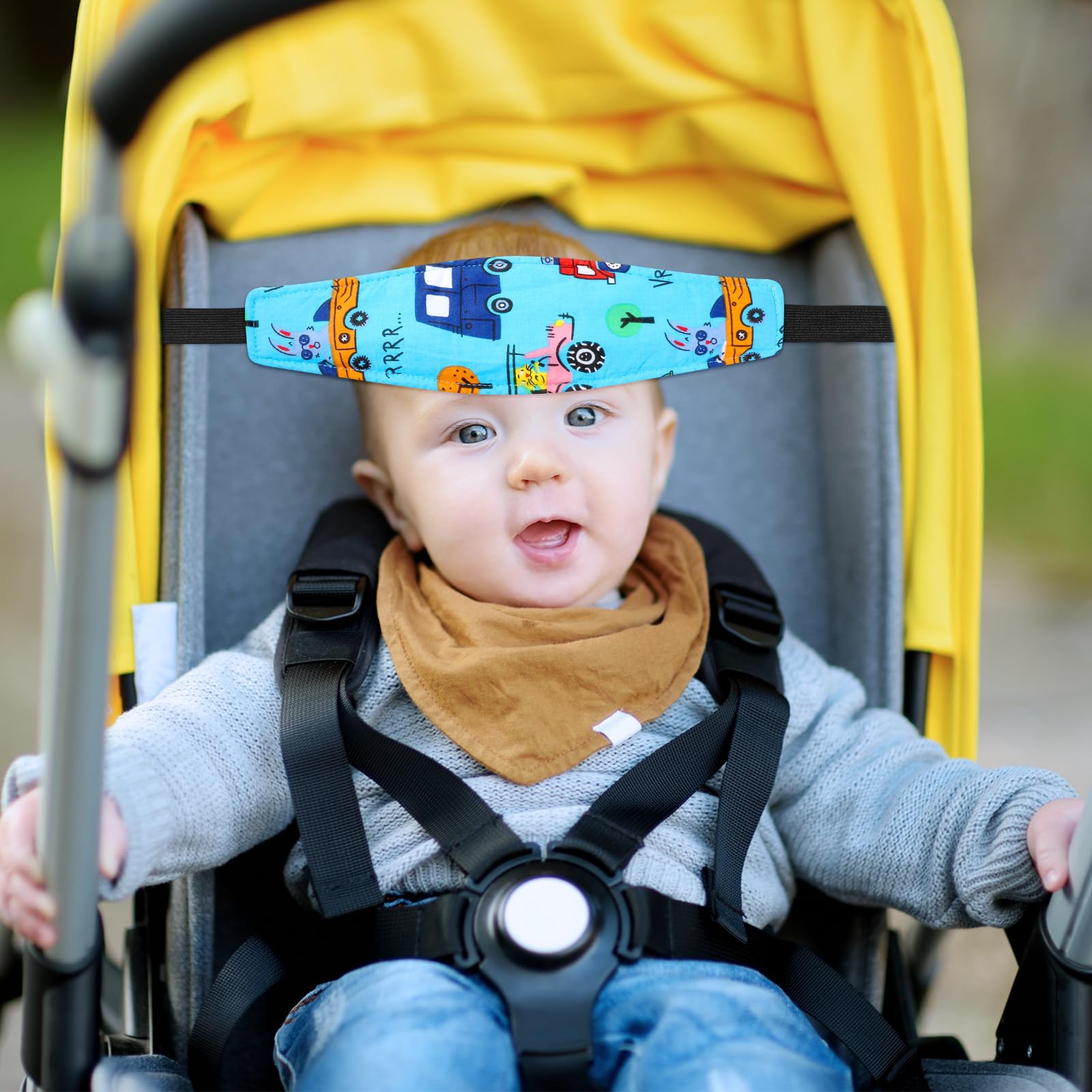 HESTYA headrest used on stroller seats for nap-time neck support
