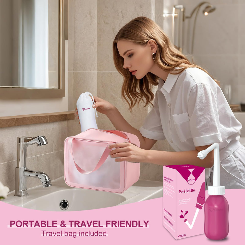 Hetaida postpartum essentials bottle supports convenient recovery at home.