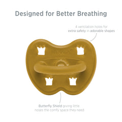 HEVEA natural rubber teat provides a soft, gentle touch for baby comfort.