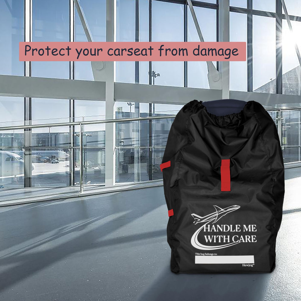 Hewjog bag size 34x18x18 inches fits most car seats.